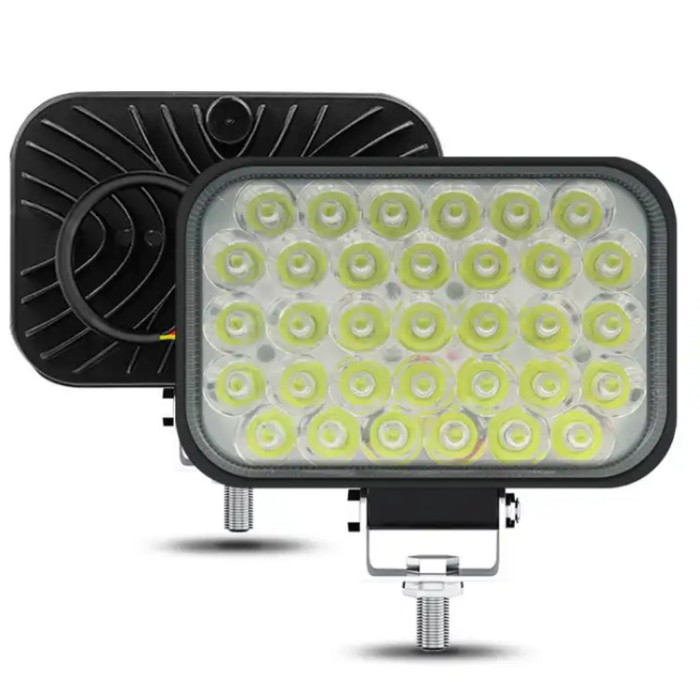 OFF-ROAD автомобилен LED проектор 4 инча 99W 33LED, 12V-24V, 6000K, алуминиев корпус, 8000Lm