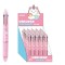 Pix erasable, multicolor, cu mecanism retractabil, 4 culori, cu design unicorn, iTotal