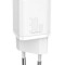 INCARCATOR retea Baseus Super Si, Quick Charge 30W, 1 x USB Type-C 5V/3A, alb &quot;CCSUP-J02&quot; (timbru verde 0.18 lei) - 6953156205079