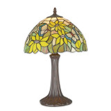 Lampa de masa Tiffany cu abajur floarea soarelui TA-86, Veioze