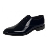Pantofi barbati eleganti din piele naturala Negru Lac GKR824LN