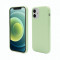 Husa de protectie Vetter pentru iPhone 12 mini, Clip-On Soft Touch Silk Series, Green