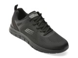 Cumpara ieftin Pantofi sport SKECHERS negri, TRACK, din material textil