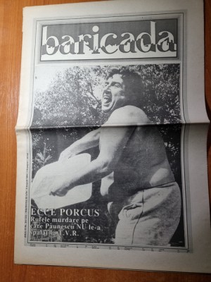 baricada 28 iulie-3 august 1992-interviu corneliu coposu foto