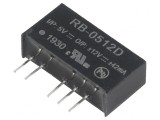 Convertor DC/DC 1W 5V la 12V și -12V