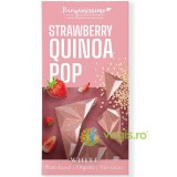 Ciocolata Alba cu Capsuni si Quinoa Ecologica/Bio 60g