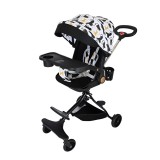 C&Auml;rucior sport 3 &Atilde;&reg;n 1, reversibil, pliabil, pozi&Egrave;ie somn, tav&Auml; mas&Auml;, roti 360&Acirc;&deg;, suport pahar, copertin&Auml; soare, negru model pisicu&Egrave;e, 6-36 luni