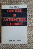 Emil Manu - Sinteze și antisinteze literare