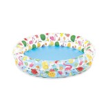 Piscina gonflabila pentru copii, 122x25cm, Vinil, 150l, Model Fructe, ATU-V5720, Rotund