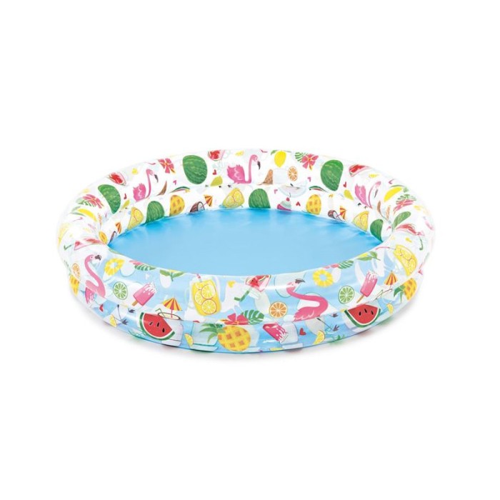 Piscina gonflabila pentru copii, 122x25cm, Vinil, 150l, Model Fructe, ATU-V5720