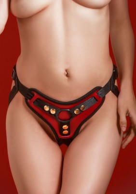 Strap-On Harness Taboom Rosu/Negru foto