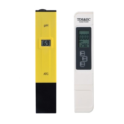 Set digital PH metru si digital TDS/EC/Temperatura metru pentru apa potabila, piscina si acvariu foto