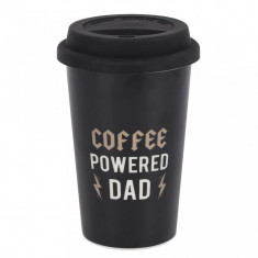 Cana termos cu capac pentru cafea Dad Rocks ? Coffee Powered Dad foto