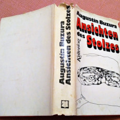 Ansichten des Stolzes (Orgolii). Editie cartonata in lb germana– Augustin Buzura