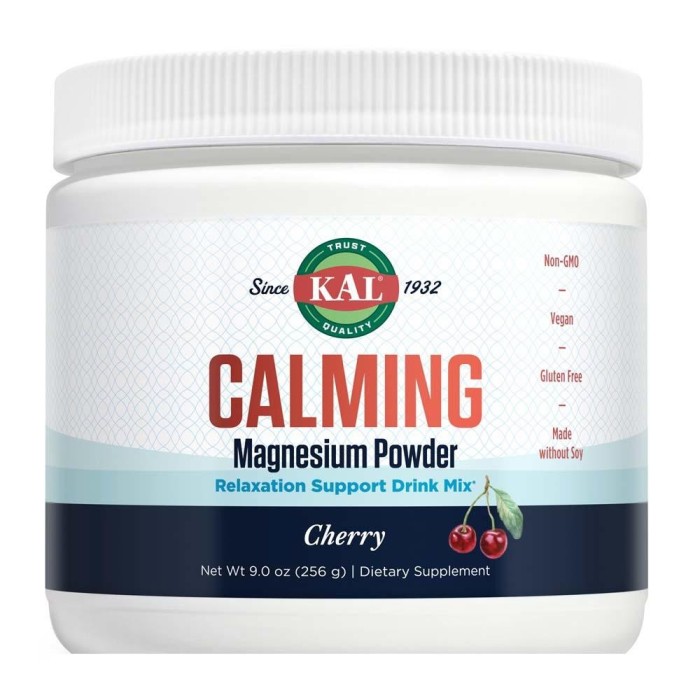 Calming Magnesium Powder Cherry 256 grame Kal Secom