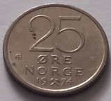 Norvegia , 25 Ore 1974, Europa