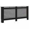 Masca de calorifer, negru, 172 x 19 x 81,5 cm, MDF