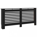 Masca de calorifer, negru, 172 x 19 x 81,5 cm, MDF