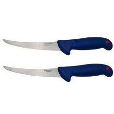 Set doua cutite de fileta DEPOX&reg;, Chef's Blade, otel inoxidabil, 30 cm, albastru