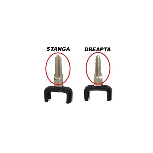 Lama carcasa telecomanda compatibila Opel Cod: 3337A / Stanga Automotive TrustedCars