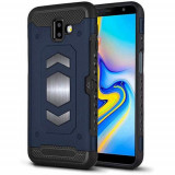 Husa Telefon Plastic Samsung Galaxy J6+ 2018 j610 Rugged Armor Black&amp;Blue