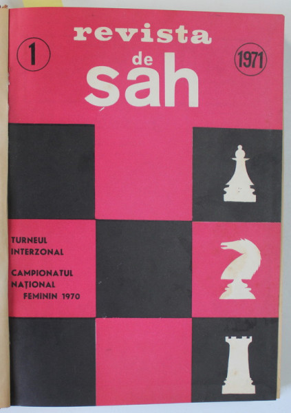 REVISTA SAH , ORGAN AL FEDERATIEI ROMANE DE SAH , COLEGAT DE 24 NUMERE SUCCESIVE , IANUARIE 1971 - DECEMBRIE 1972