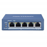 Switch 4 porturi poe gigabit hikvison ds-3e0505p-e l2 unmanaged 4 &times; gigabit poe ports and