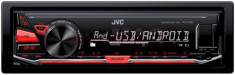 Player Auto JVC KD-X130, 4x50W, USB, Rosu foto