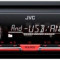 Player Auto JVC KD-X130, 4x50W, USB, Rosu