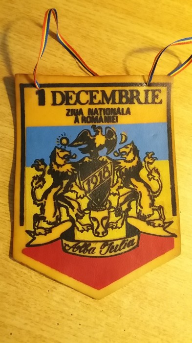 D9 4 - fanion - istorie - Alba Iulia - 1 Decembrie - Ziua nationala