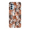 Husa compatibila cu Oppo Find X3 Lite model Cartoon pets, Silicon, TPU, Viceversa, Transparent, Carcasa