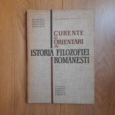 Curente si orientari in istoria filozofiei romanesti - Nicolae Gogoneata