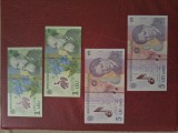 Romania lot 1, 1, 5, 5 10, 20, 50 lei UNC 1 ianuarie 2018, 1 decembrie 2021 casier Ion Nitu, 1 februarie 2026 casier Mugur Tolici