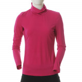 Bluza fuchsia cu guler