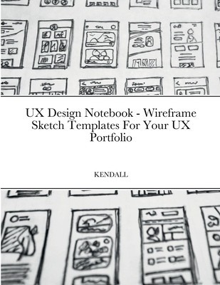 UX Design Notebook - Wireframe Sketch Templates For Your UX Portfolio foto