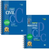 Pachet Codul Civil si Codul de procedura civila. Septembrie 2025. Editii Spiralate - Dan Lupascu