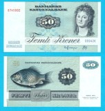Danemarca (pick 50) 50 Kroner 1994 UNC serie: 8745992; Crap Crucian