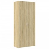 Cumpara ieftin Dulap inalt, stejar sonoma, 80x42,5x185 cm, lemn prelucrat