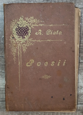 Poesii - Aurel Ciato// prima editie, semnatura si dedicatie autor foto