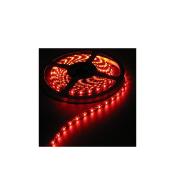 12V IP65 Led Strip 60LED/M SMD5050 Rosu-Lungime 3 Metri foto