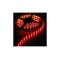 12V IP65 Led Strip 60LED/M SMD5050 Rosu-Lungime 3 Metri