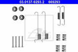 Set accesorii, saboti frana parcare NISSAN X-TRAIL (T30) (2001 - 2013) ATE 03.0137-9293.2
