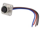 Soclu M12 PIN 4 mamă IP67 250V 4A