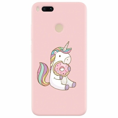 Husa silicon pentru Xiaomi Mi A1, Unicorn Donuts foto