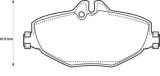 Placute frana fata Mercedes Clasa E (W211), 03.2002-03.2009, marca SRLine S70-0258