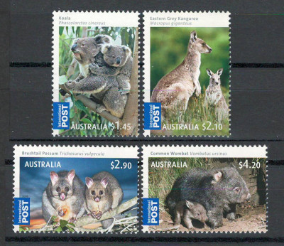 Australia 2009 Mi 3224/27 MNH, nestampilat - Animale salbatice si puii lor foto