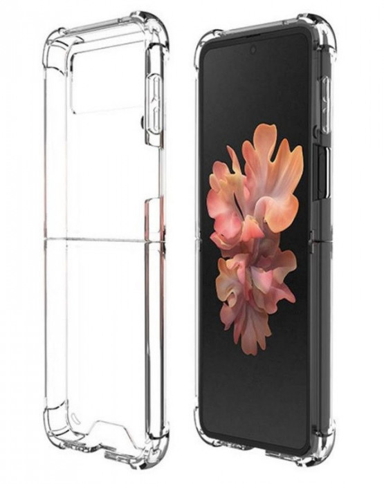 Husa pentru Samsung Galaxy Z Flip 3, Policarbonat Transparent