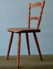 Lot de doua scaune Tubinger cu spatar Art Nouveau
