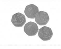 Set de monede de jucarie Learning Resources 50 penny foto