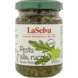Pesto cu Rucola Ecologic Laselva 130g, Sos Crem cu Samburi de Pin si Ulei de Masline